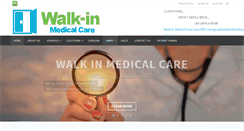 Desktop Screenshot of justwalkinmedicalcare.com